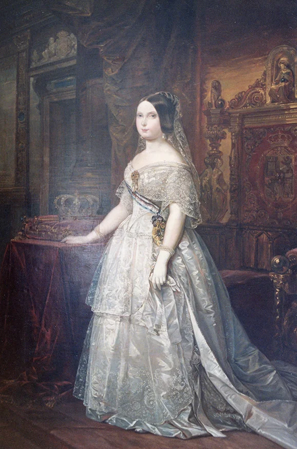Museo de León: Mundo Contemporáneo - Retrato de Isabel II